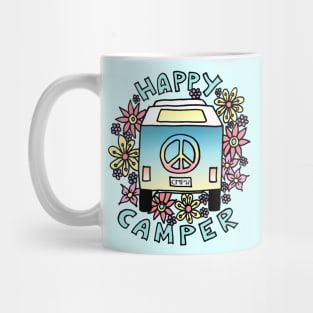 Happy Camper Hippy Van Mug